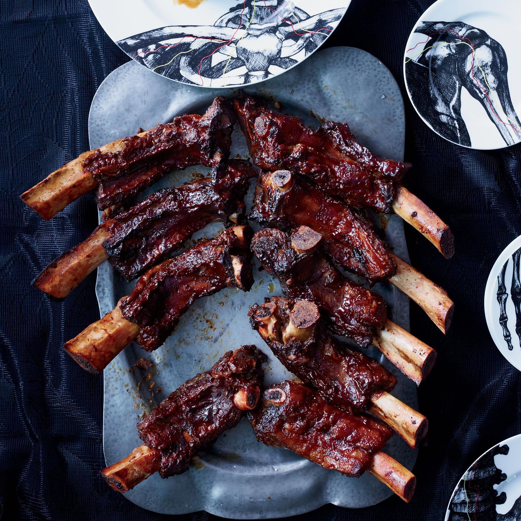 These massive, meaty beef back ribs are cola